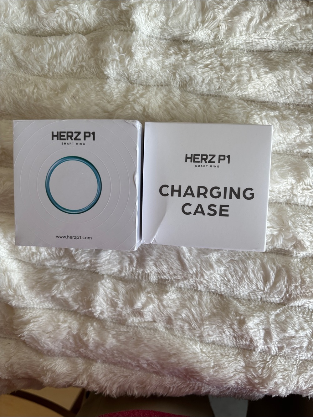 Smart Ring in Teal with Charging Case